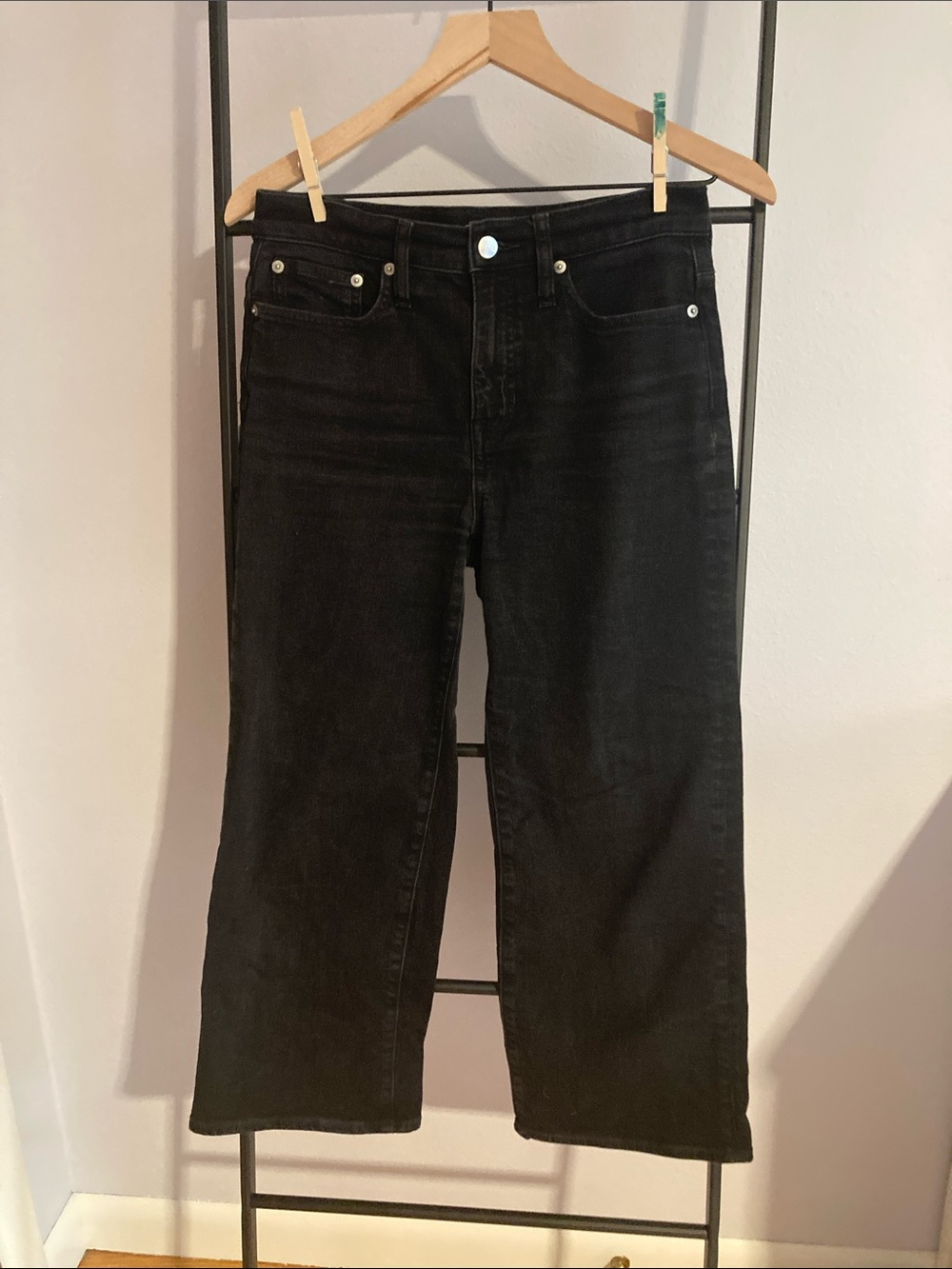 J. Crew Black slim-Wide high rise Jeans 25p